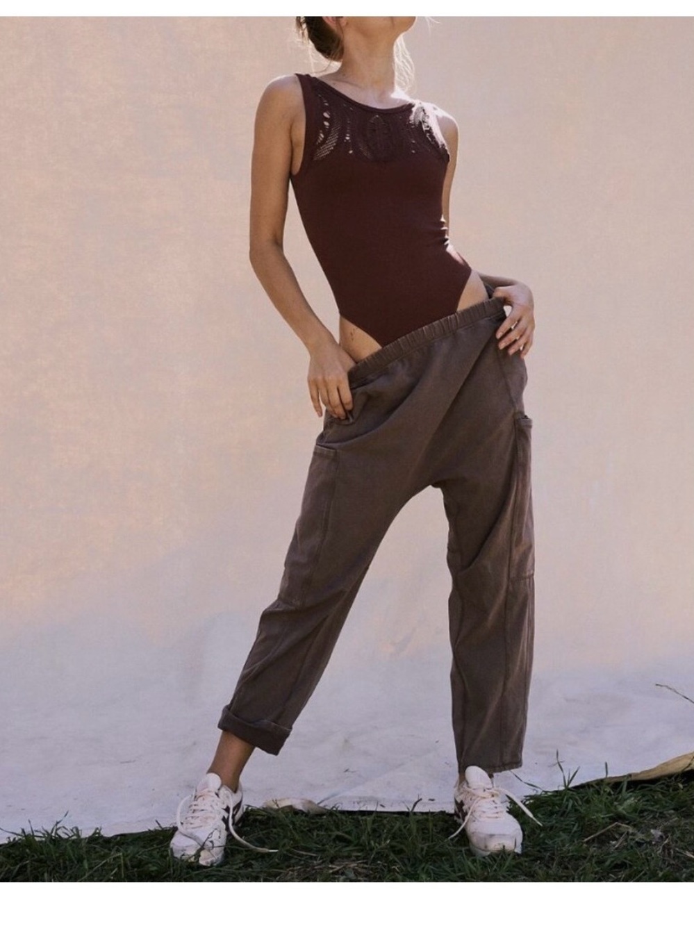 FP Hot Shot Pants Charcoal Brown
